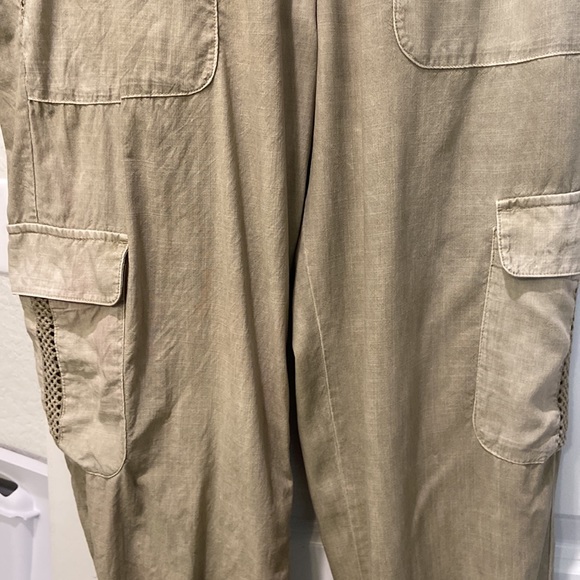 Anthropologie - Cloth & Stone - Vintage Olive Cropped Joggers - Picture 9 of 9